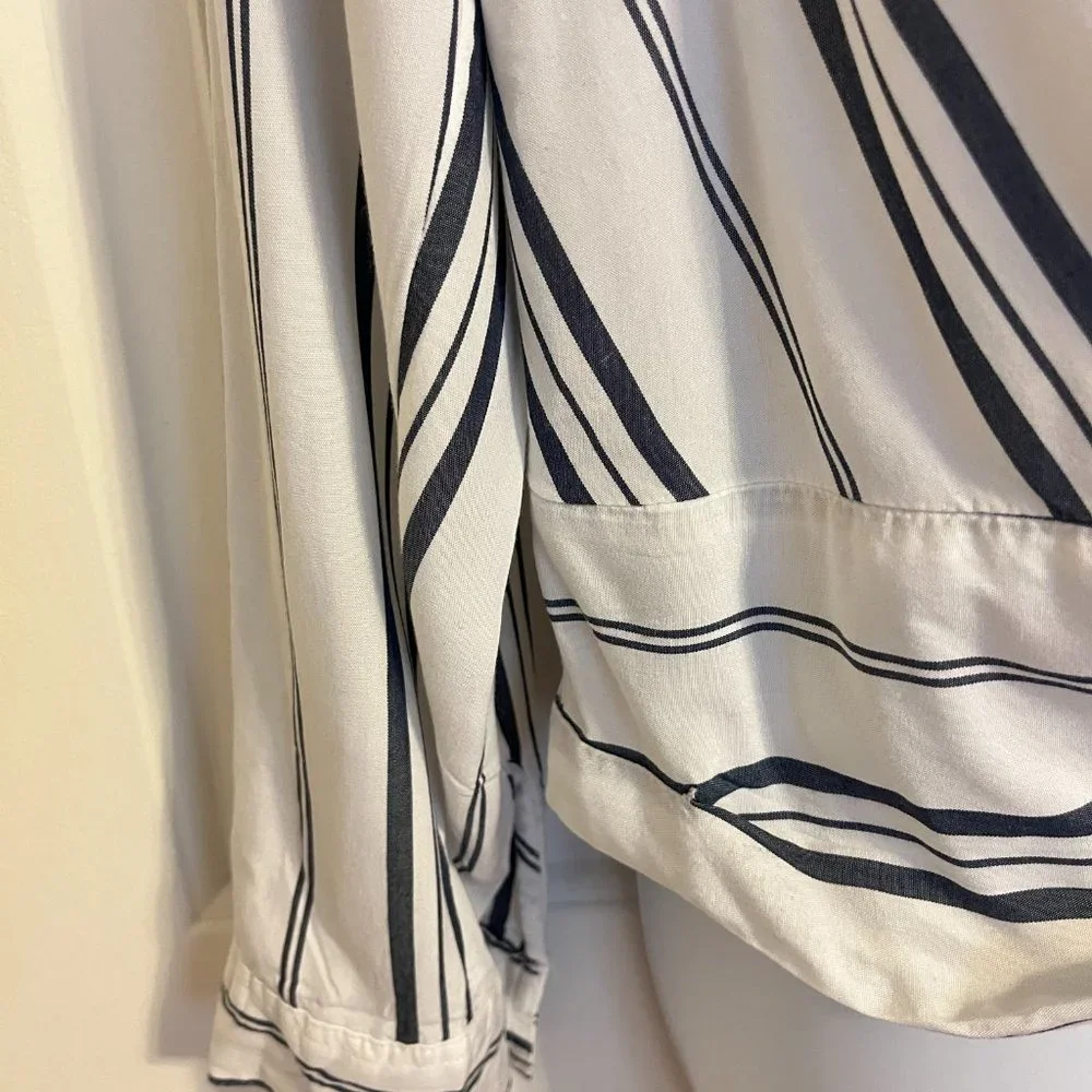 NWOT Justice long sleeve button up blouse 14/16